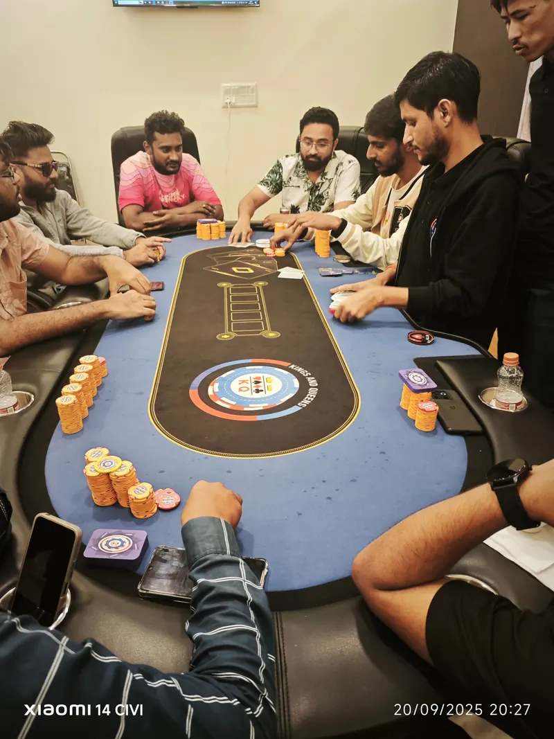 Live poker night at Kings & Queens Poker Room Koramangala Bengaluru